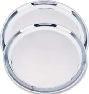 Круглая тарелка из нержавеющей стали
