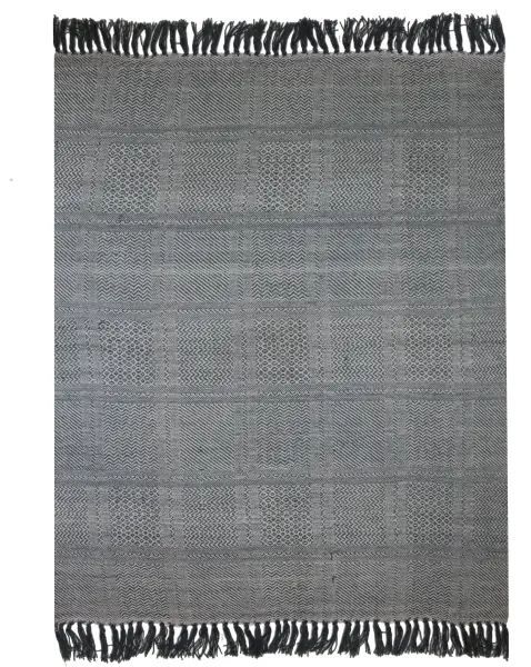 Хлопковый плед тканый