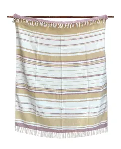 Льняной плед