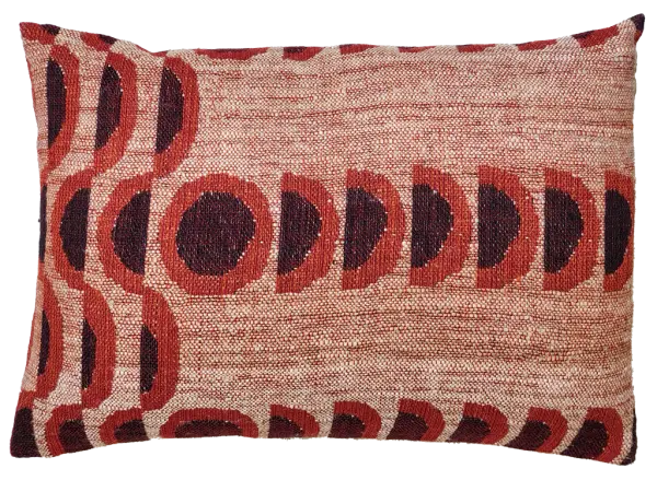 Наволочка из шерсти и шелка ручной работы