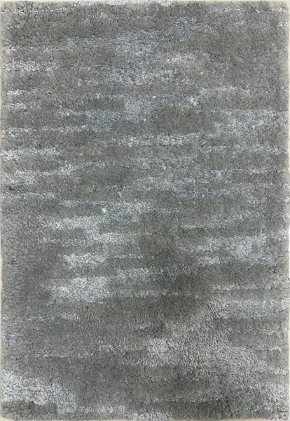 Ковер из новозеландской шерсти и искусственного шелка однотонный