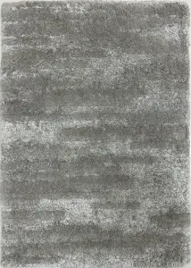 Ковер из новозеландской шерсти и искусственного шелка однотонный