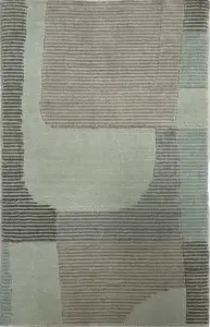 Ковер из шерсти с рельефной фактурой