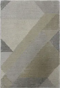 Ковер из шерсти с рельефной фактурой