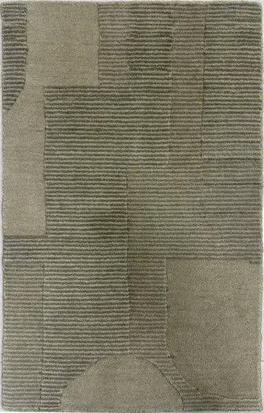 Ковер из шерсти с рельефной фактурой