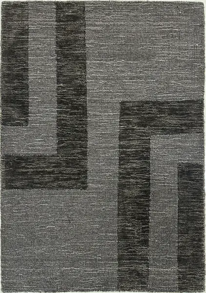 Ковер из новозеландской шерсти и вискозы с абстрактным узором