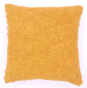 Декоративная наволочка из хлопка с кружевом