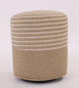 Пуф из полипропилена, полиэстера и вискозы для помещений и улицы