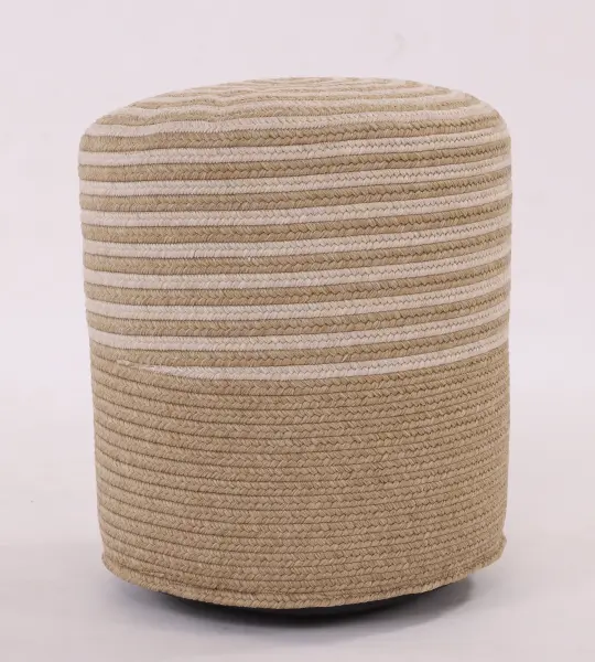 Пуф из полипропилена, полиэстера и вискозы для помещений и улицы