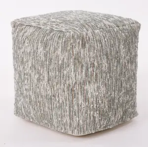 Пуф из шерсти и хлопка