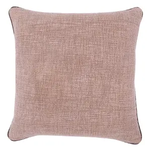 Декоративная наволочка из хлопка с кантом