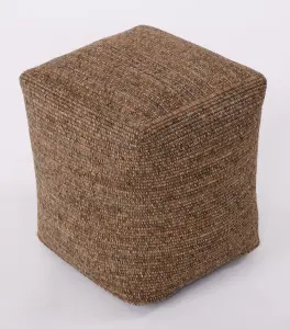 Пуф из полипропилена, полиэстера и вискозы для помещений и улицы