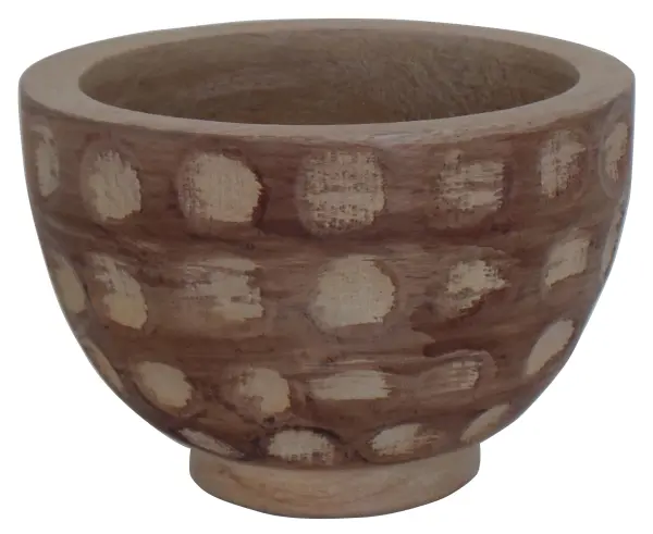 Ореховая миска из дерева манго