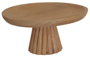 Тортовница из дерева манго