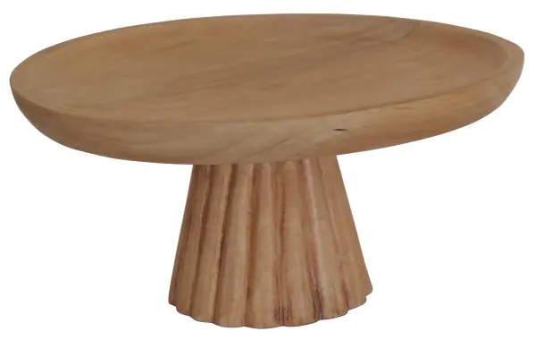 Тортовница из дерева манго