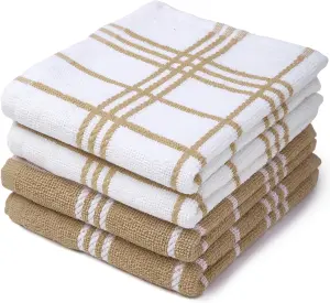 Кухонное махровое полотенце из хлопка и полиэстера