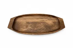 Прямоугольный поднос из дерева манго, 30 × 20 см