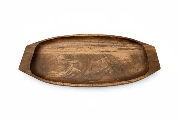 Прямоугольный поднос из дерева манго, 30 × 20 см