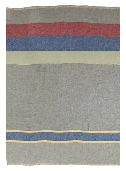 Тканый льняной плед