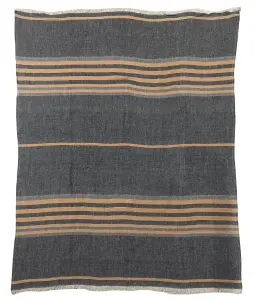 Тканый льняной плед