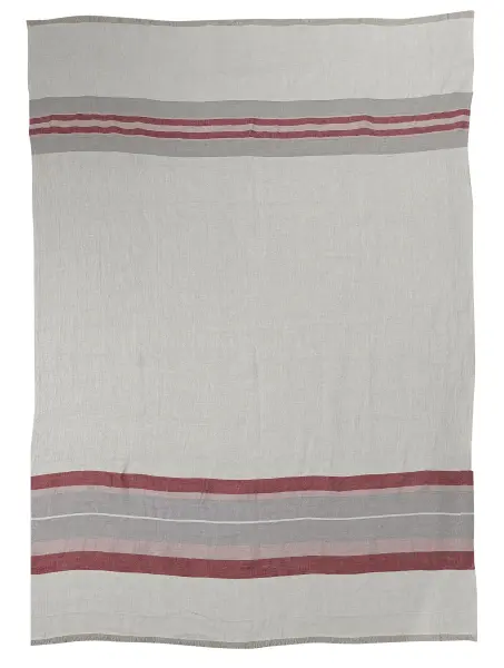 Тканый льняной плед