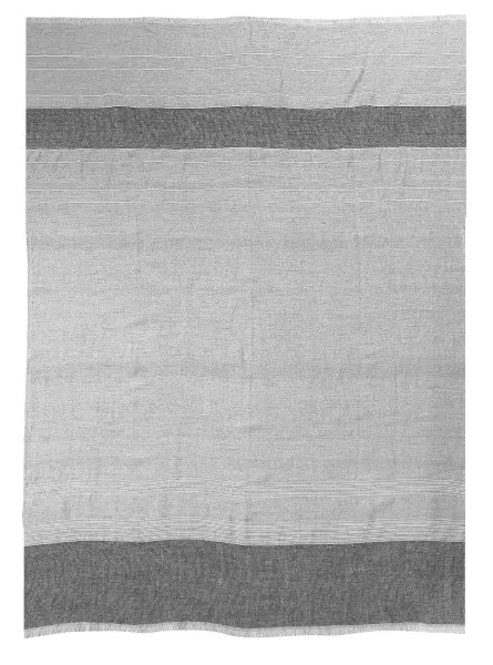 Тканый льняной плед