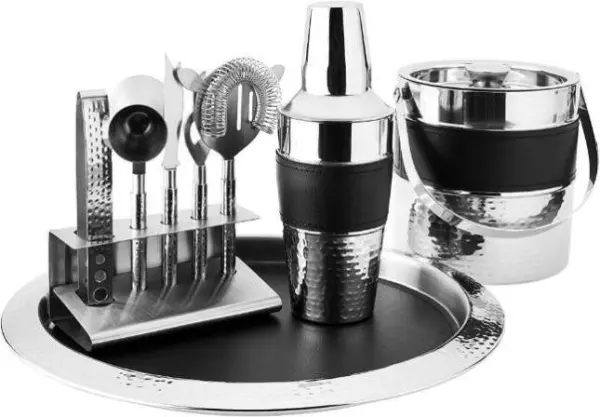 Барный набор из нержавеющей стали с порошковым покрытием и полированной отделкой