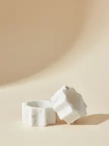 Кольцо для салфеток из натурального мрамора (набор 2 шт.)