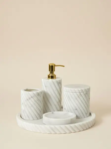 Набор для ванной из натурального мрамора