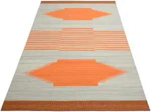 Ковер ручной работы из новозеландской шерсти и хлопка