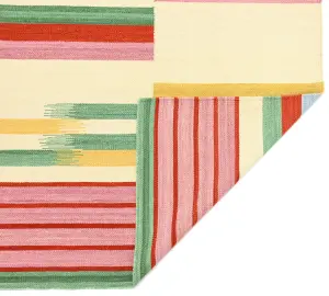 Ковер ручной работы из новозеландской шерсти и хлопка