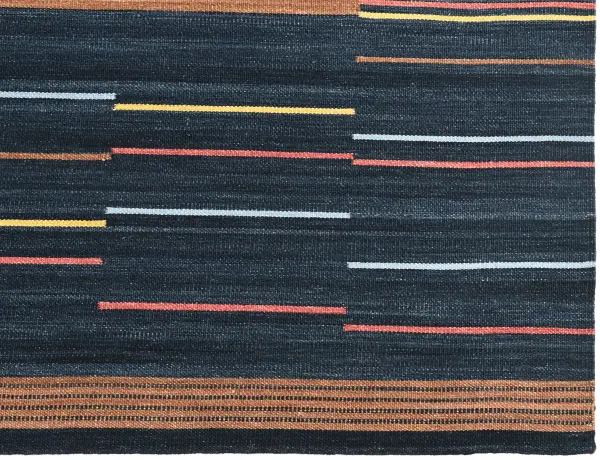 Ковер ручной работы из новозеландской шерсти и хлопка