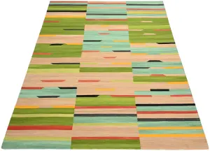 Ковер ручной работы из новозеландской шерсти и хлопка