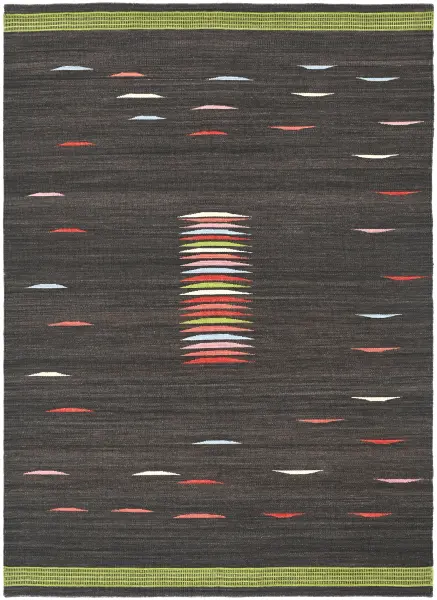 Ковер ручной работы из новозеландской шерсти и хлопка