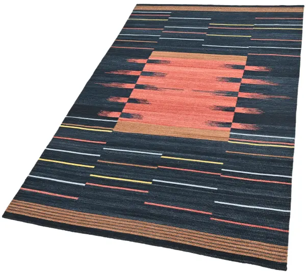 Ковер ручной работы из новозеландской шерсти и хлопка