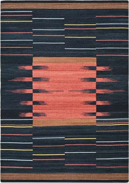 Ковер ручной работы из новозеландской шерсти и хлопка