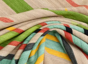 Ковер ручной работы из новозеландской шерсти и хлопка