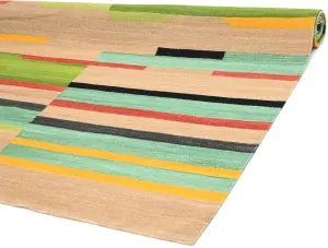 Ковер ручной работы из новозеландской шерсти и хлопка