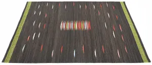 Ковер ручной работы из новозеландской шерсти и хлопка