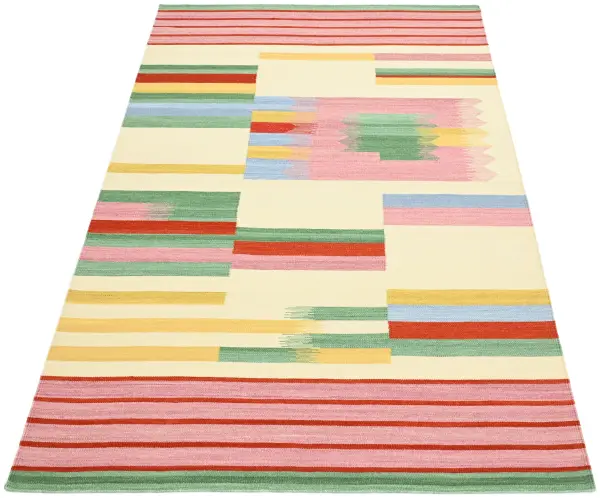 Ковер ручной работы из новозеландской шерсти и хлопка