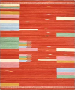 Ковер ручной работы из новозеландской шерсти и хлопка