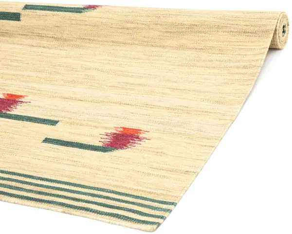 Ковер ручной работы из новозеландской шерсти и хлопка