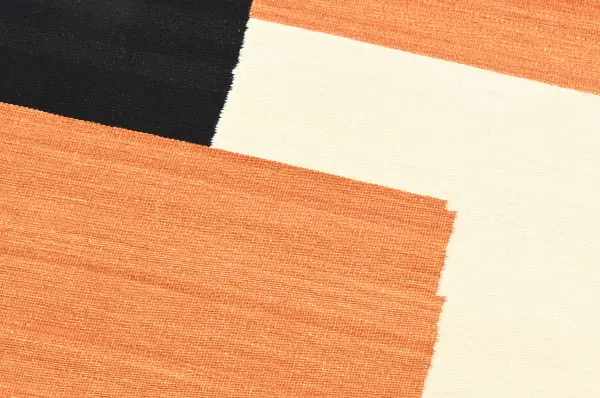 Ковер ручной работы из новозеландской шерсти и хлопка