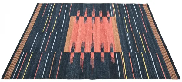 Ковер ручной работы из новозеландской шерсти и хлопка