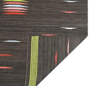 Ковер ручной работы из новозеландской шерсти и хлопка