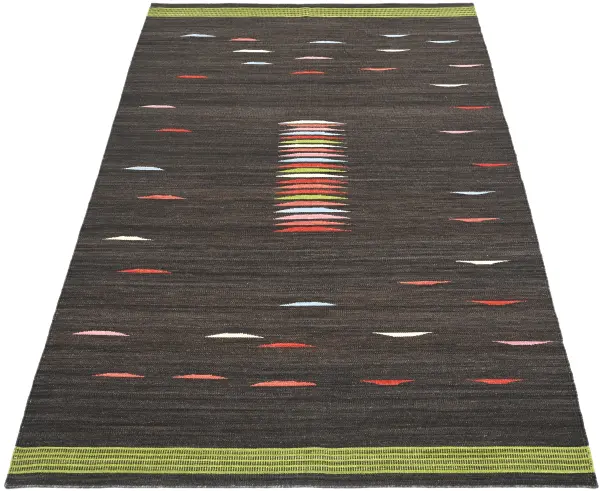 Ковер ручной работы из новозеландской шерсти и хлопка