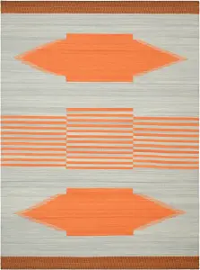 Ковер ручной работы из новозеландской шерсти и хлопка