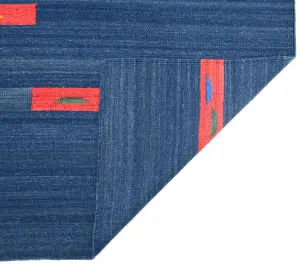 Ковер ручной работы из новозеландской шерсти и хлопка