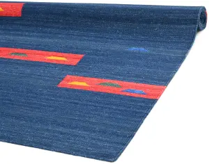 Ковер ручной работы из новозеландской шерсти и хлопка