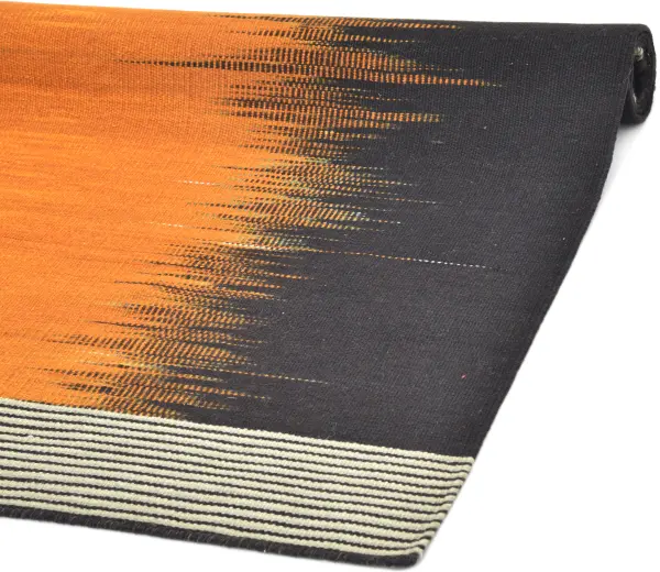 Ковер ручной работы из новозеландской шерсти и хлопка